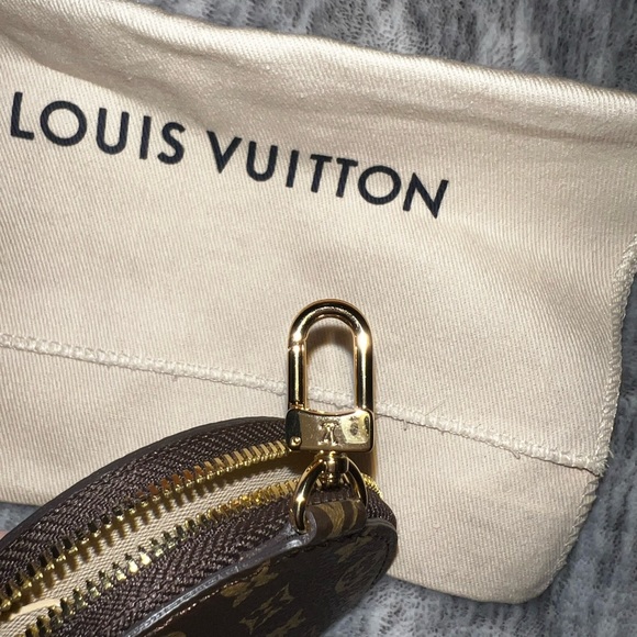 NEW LOUIS VUITTON MONOGRAM COIN WALLET ROUND MULTI POCHETTE COIN PURSE - Picture 4 of 14